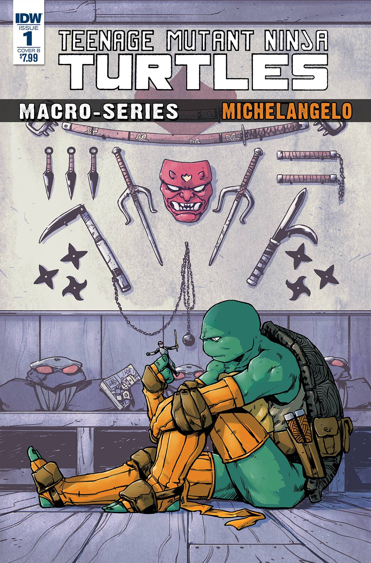 Teenage Mutant Ninja Turtles Macroseries #2 Michelangelo Cover B Dialynas