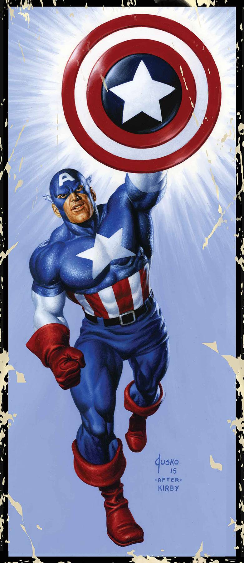 Captain America Steve Rogers #11 Jusko Corner Box Variant (2016)