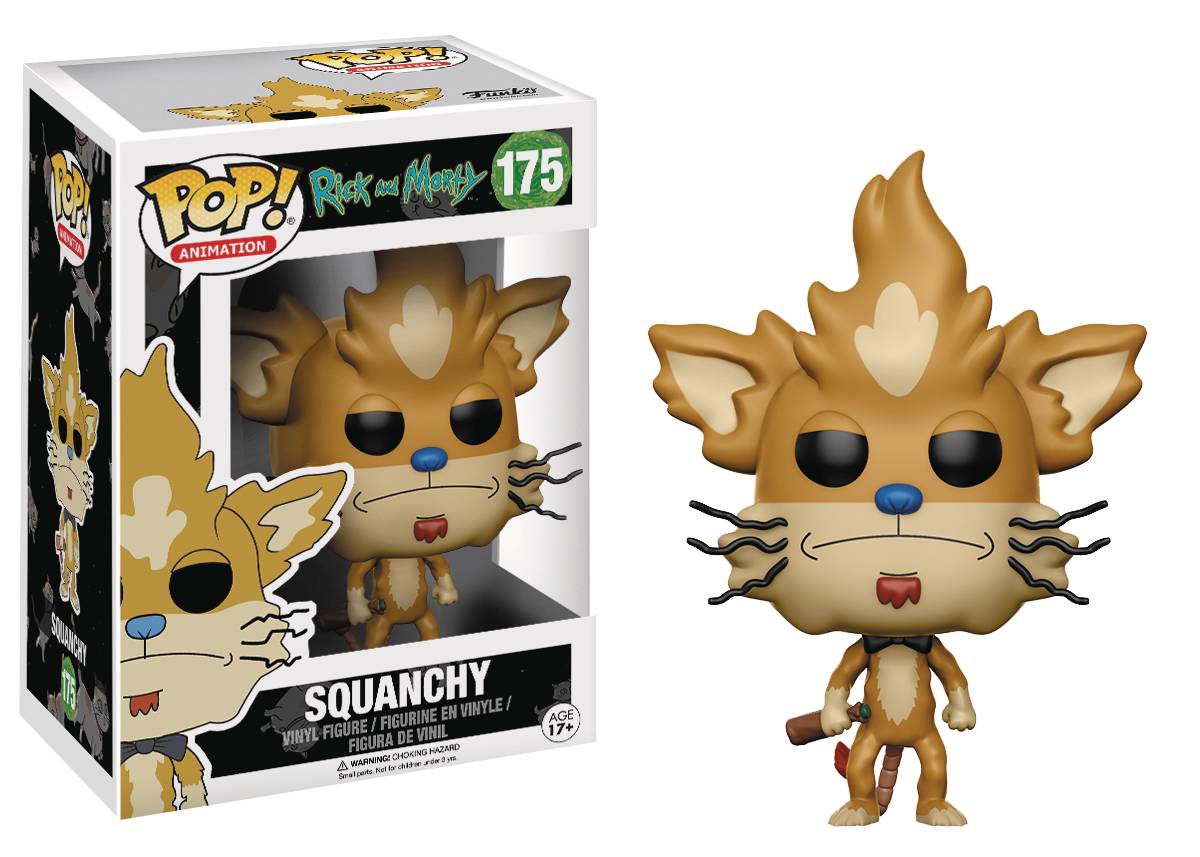 Pop Animation Rick and Morty Squanchy Vinyl Figure