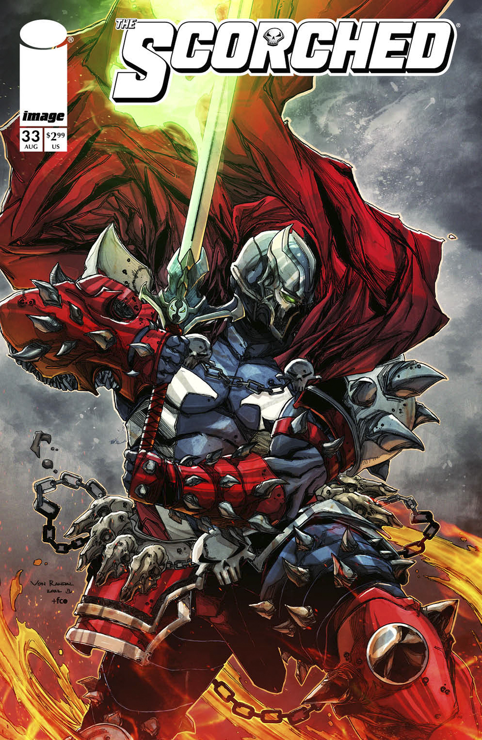 Spawn Scorched #33 Cover B Von Randal Variant