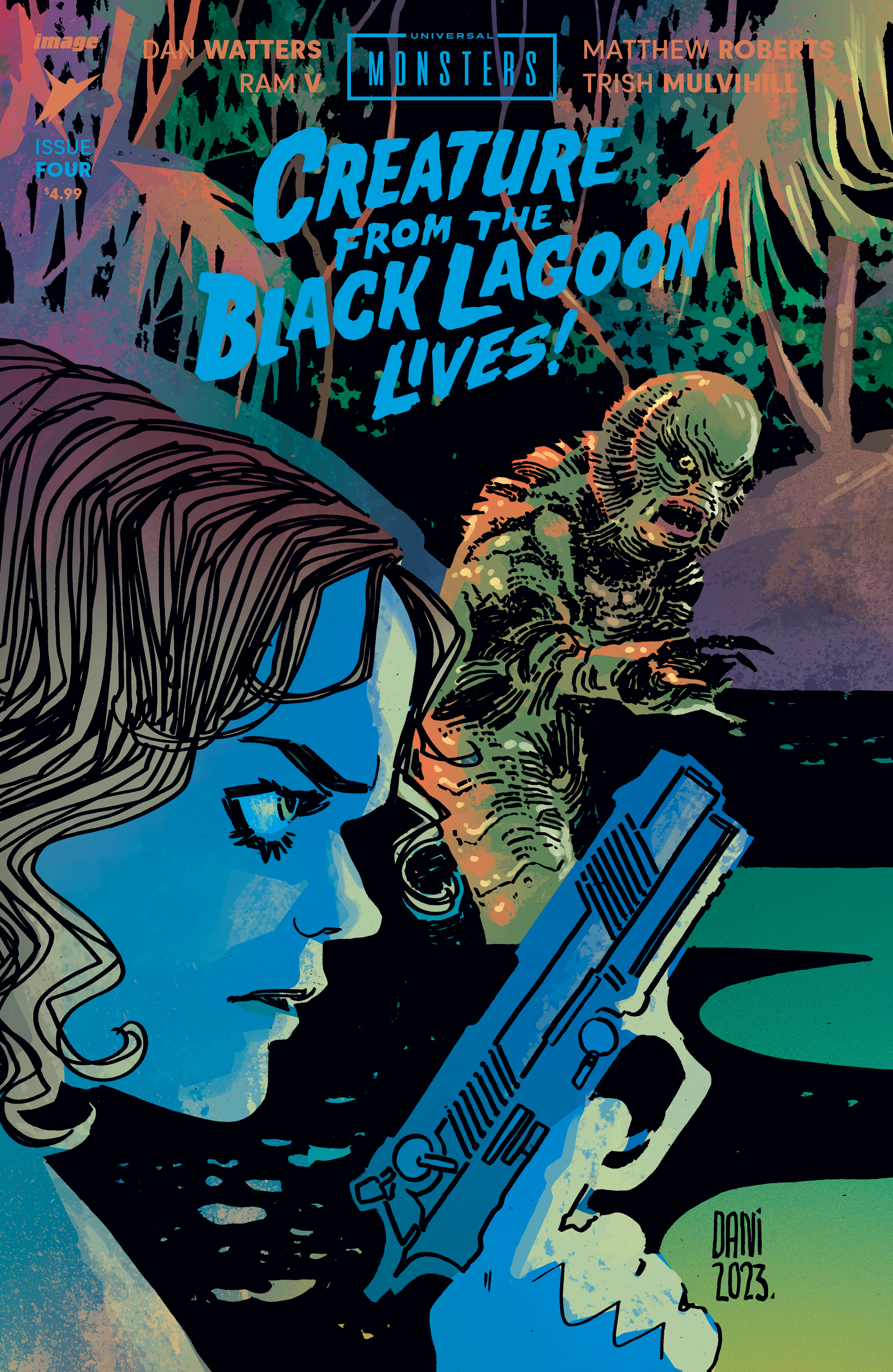 Universal Monsters the Creature from the Black Lagoon Lives #4 Cover C 1 for 10 Incentive Dani Connecting (Of 4)