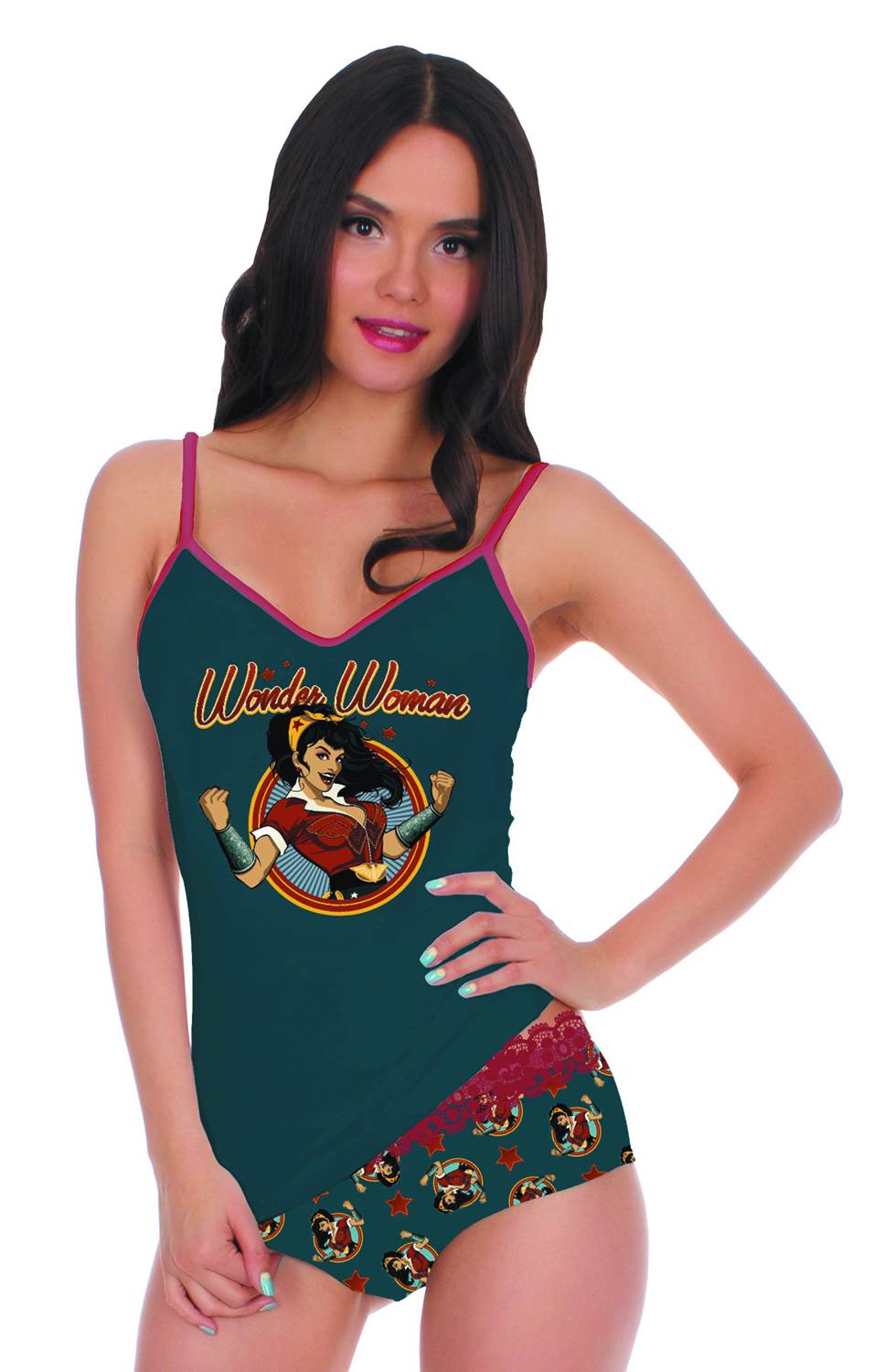 DC Bombshells Wonder Woman Px Cami Panty Set Large