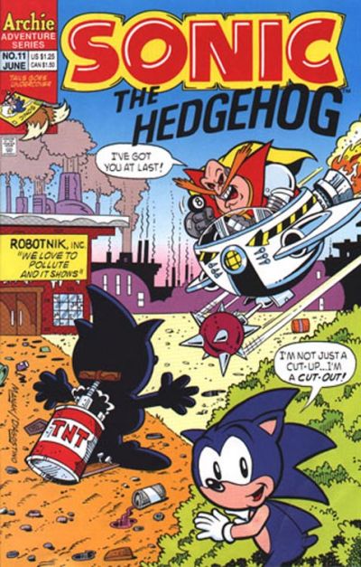 Sonic The Hedgehog #11-Very Fine (7.5 – 9)