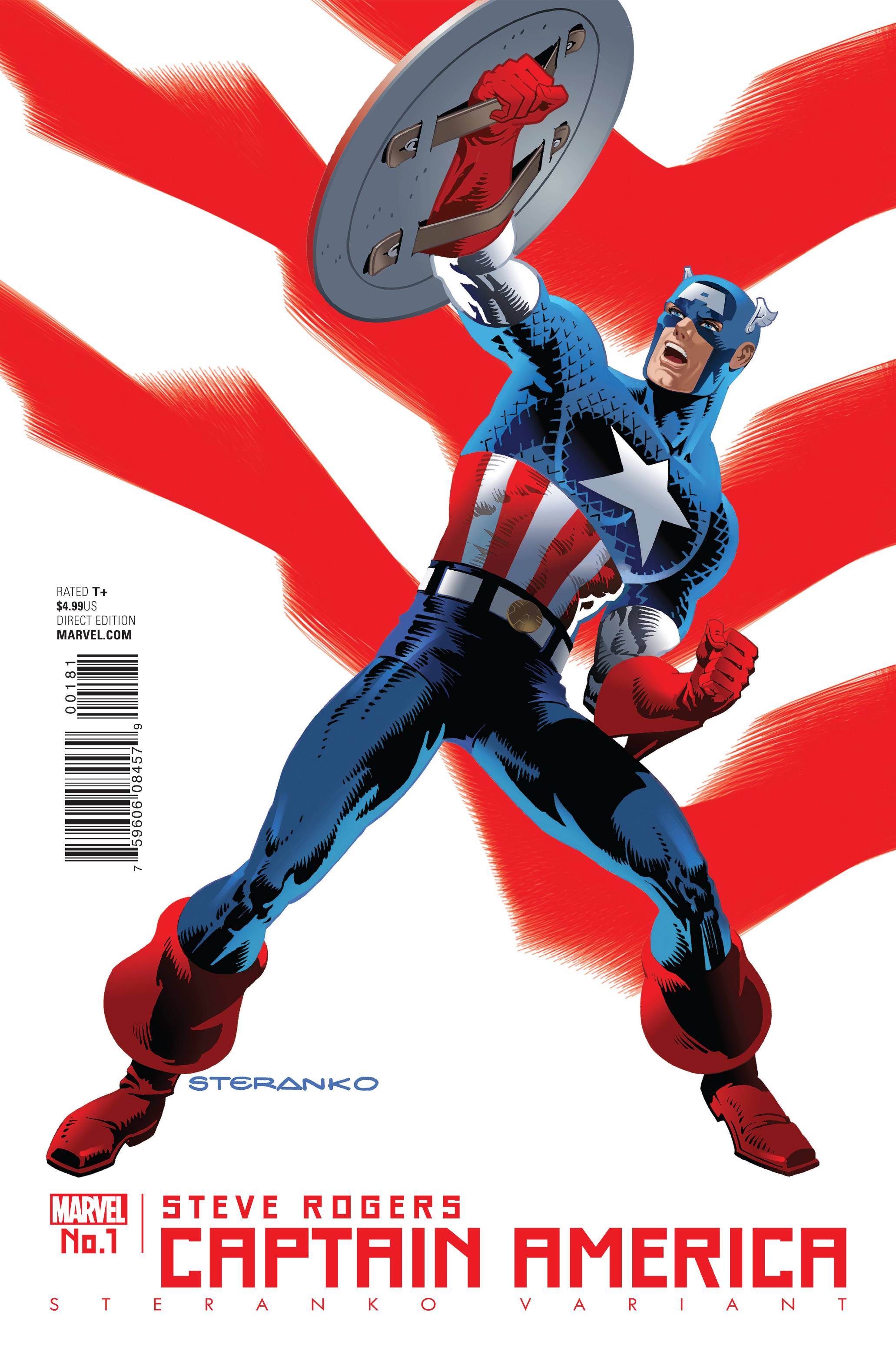 Captain America Steve Rogers #1 Steranko Variant (2016)