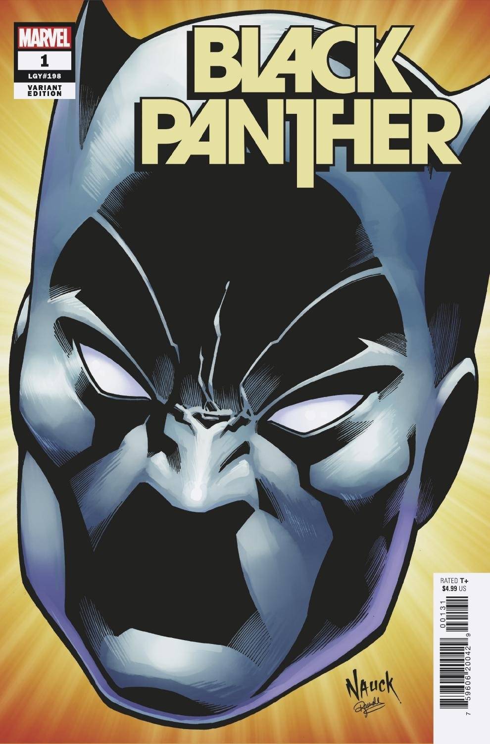 Black Panther #1 Nauck Headshot Variant (2022)