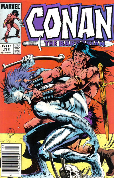 Conan The Barbarian #168 [Newsstand]-Very Good (3.5 – 5)