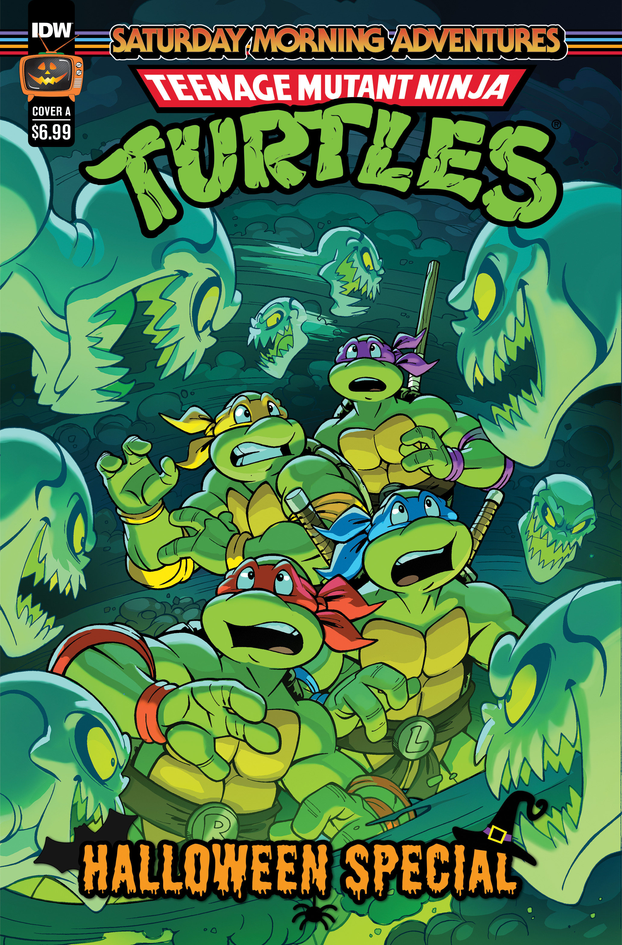 Teenage Mutant Ninja Turtles Saturday Morning Adventures Halloween Special Cover A Lawrence