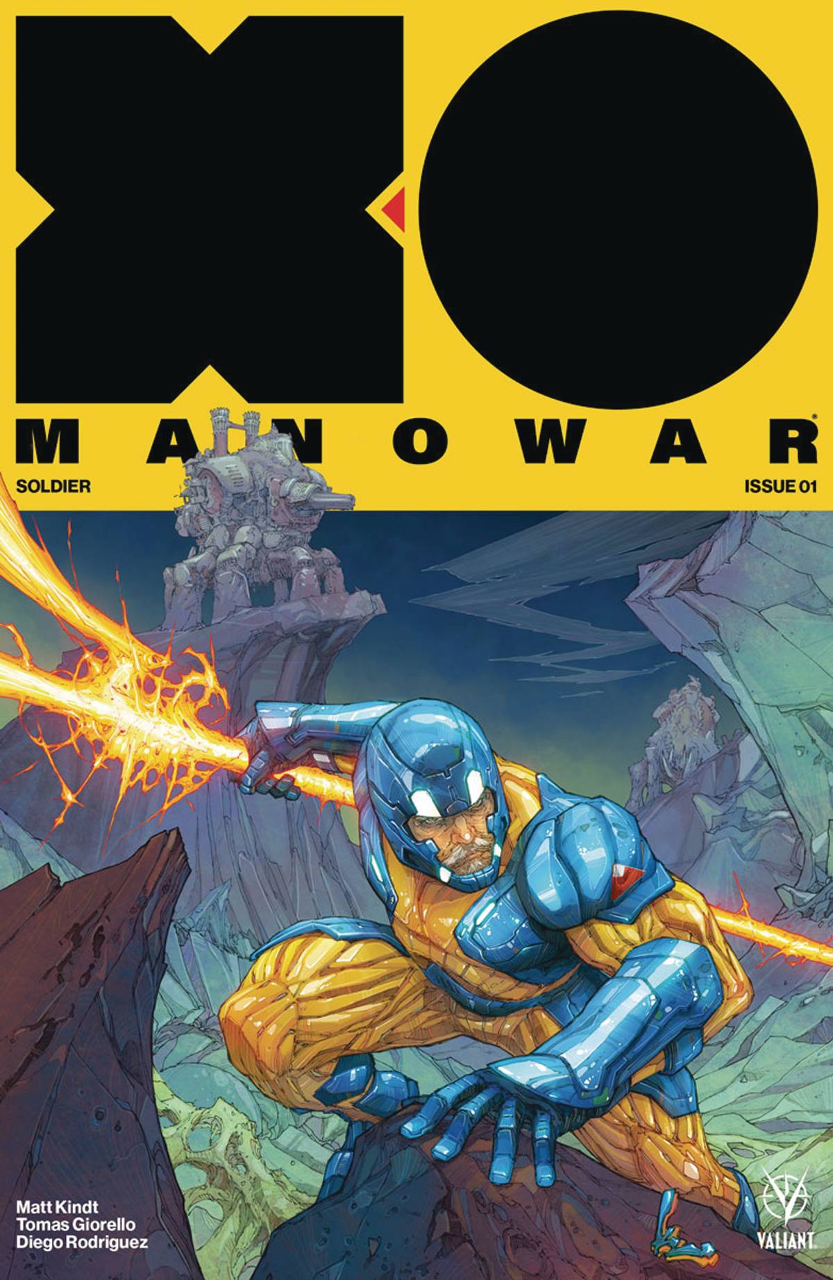 X-O Manowar #1 Cover B Rocafort (2017)