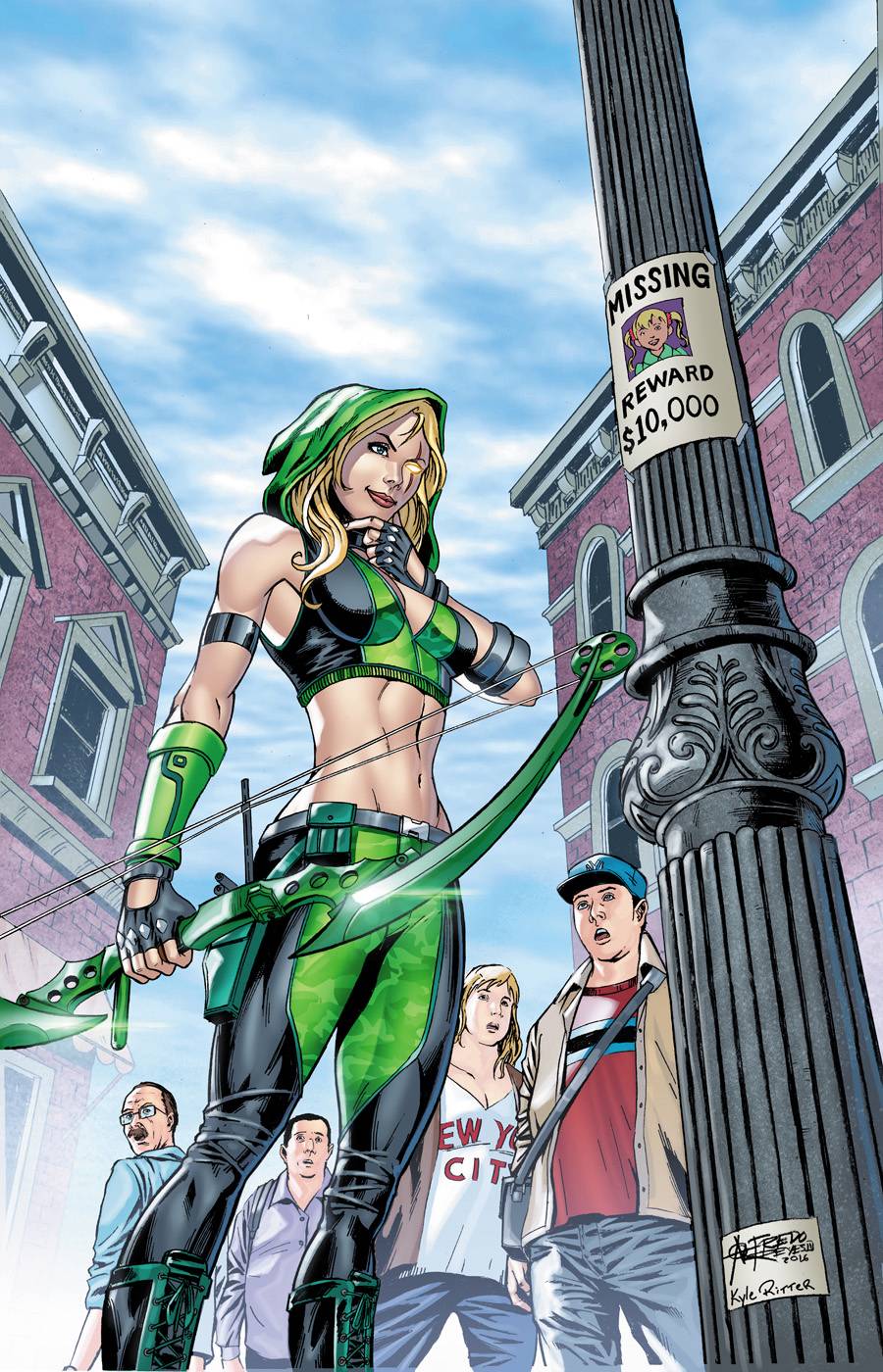 Grimm Fairy Tales Robyn Hood I Love Ny #2 B Cover Reyes