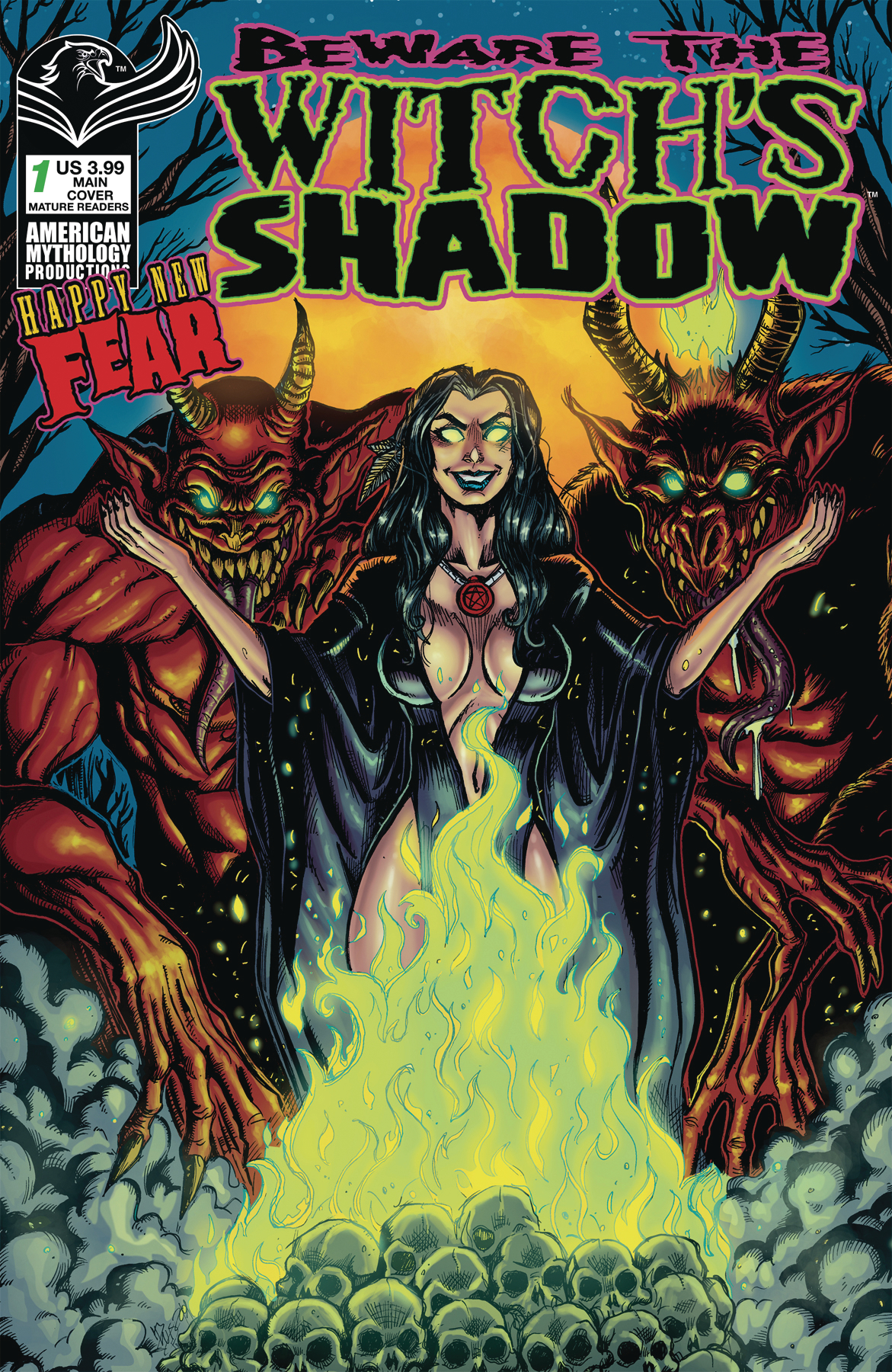 Beware Witch`s Shadow Happy New Fear Volume 1 Cover A Calzada Main (Mature)