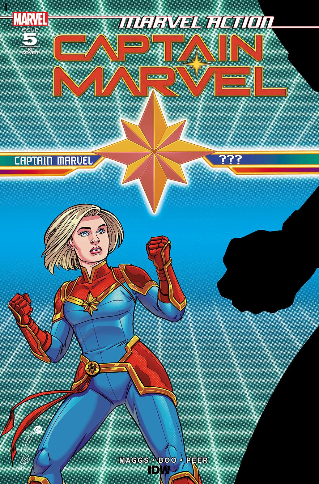 Marvel Action Captain Marvel #5 1 for 10 Megan Levens Incentive Cover