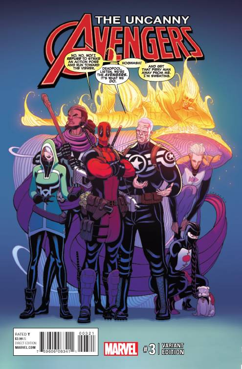 Uncanny Avengers #3 Moore Variant (2015)