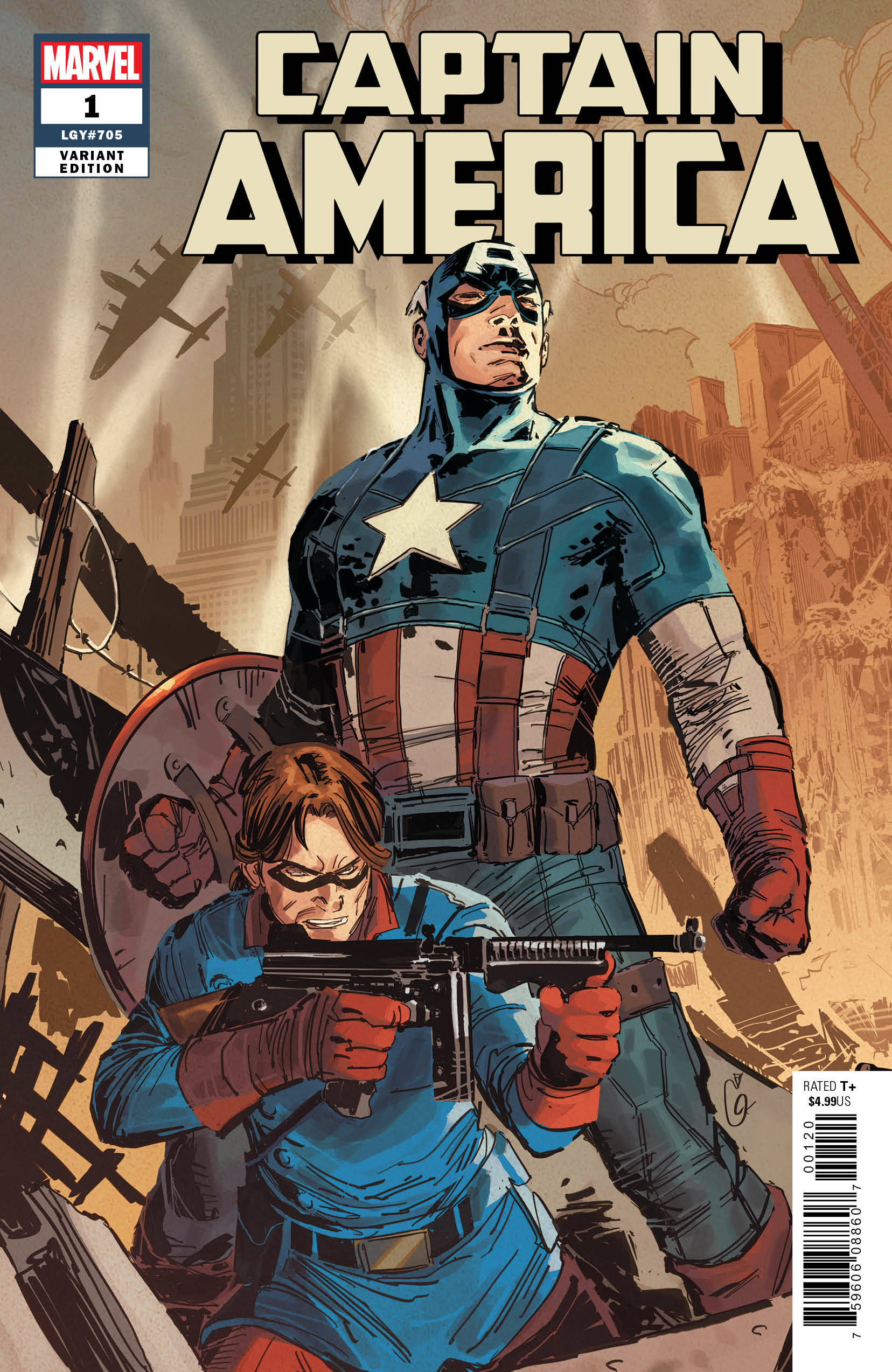 Captain America #1 Garney Variant (2018)