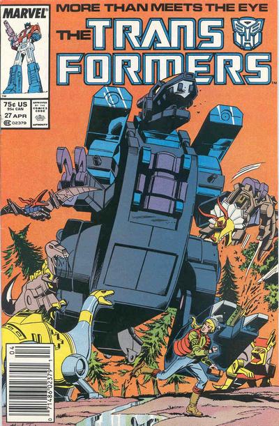 The Transformers #27 [Newsstand] - Vg-