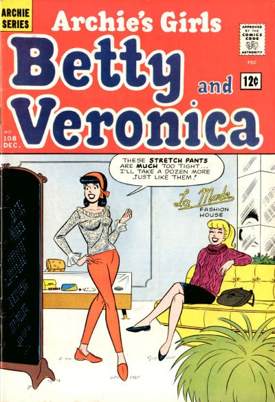 Archie's Girls Betty And Veronica #108 - Vg-