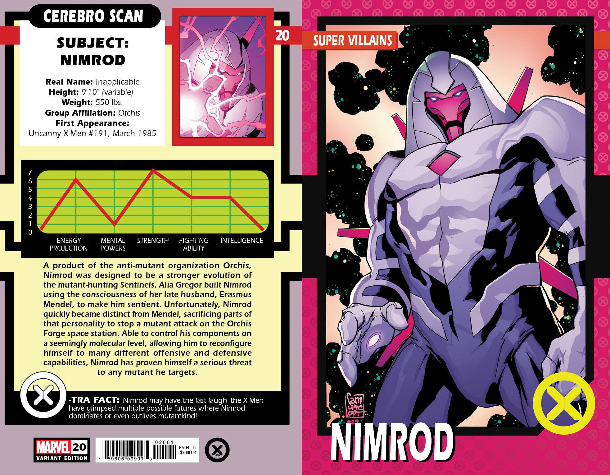 X-Men #20 Camuncoli Trading Card Variant (2021)