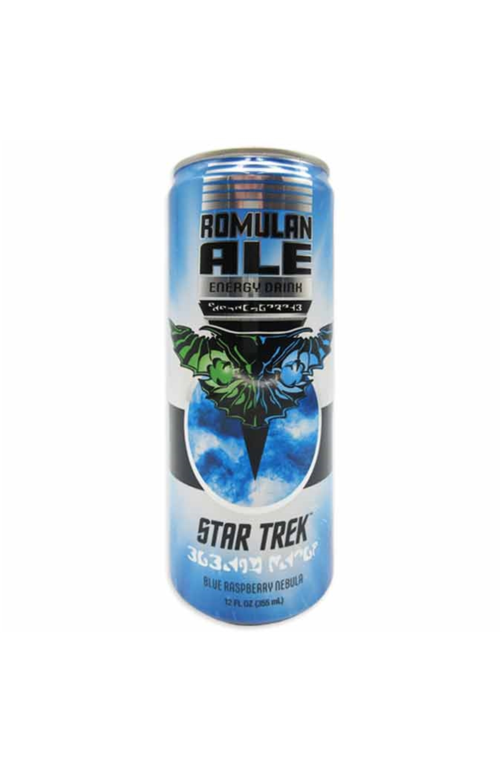 Star Trek Romulan Ale Energy Drink Can - Blue Raspberry
