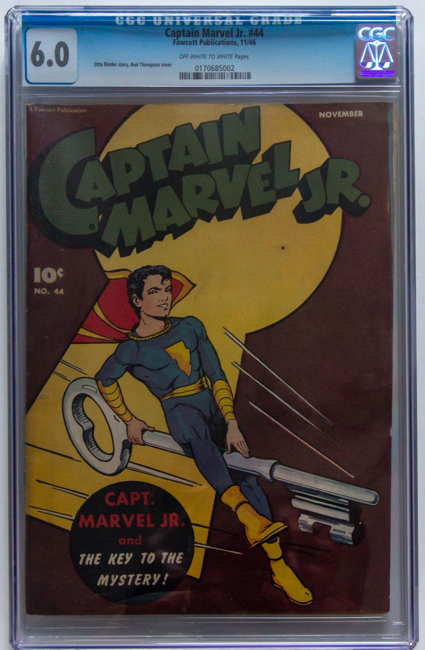 Captain Marvel Jr #44 CGC 6.0