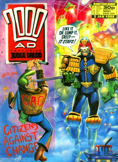 2000 AD #555-Near Mint (9.2 - 9.8)