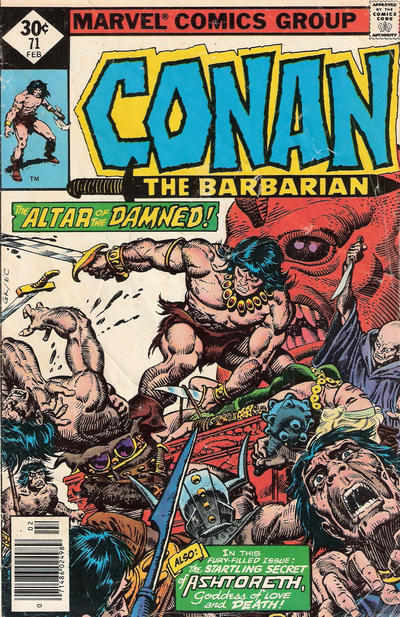 Conan The Barbarian #71 [Whitman](1970)-Very Good (3.5 – 5)