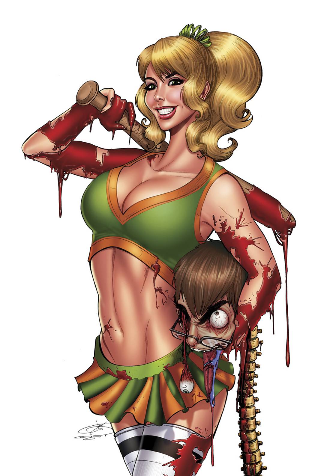 Zombies Vs Cheerleaders Halloween Special #1 C Cover Broomall