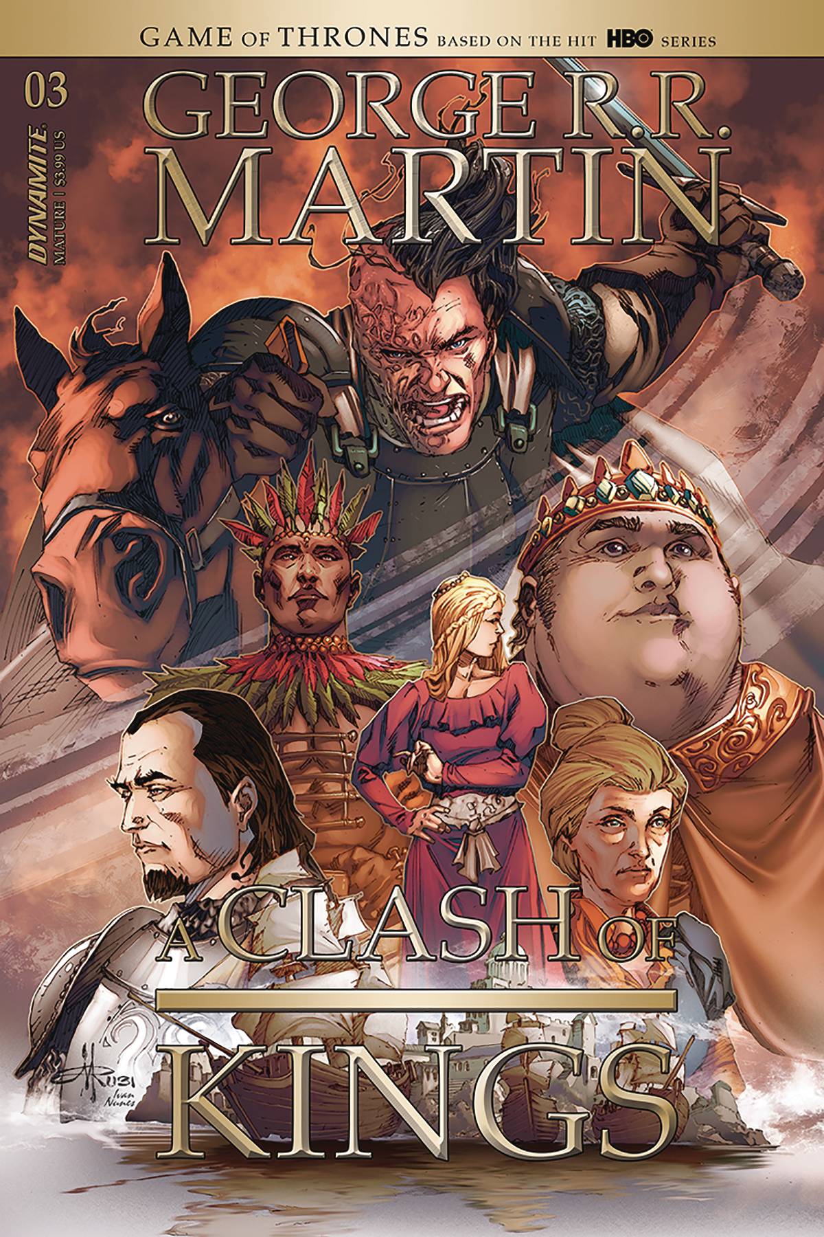 George Rr Martin A Clash of Kings #3 Cover B Rubi (Mature)