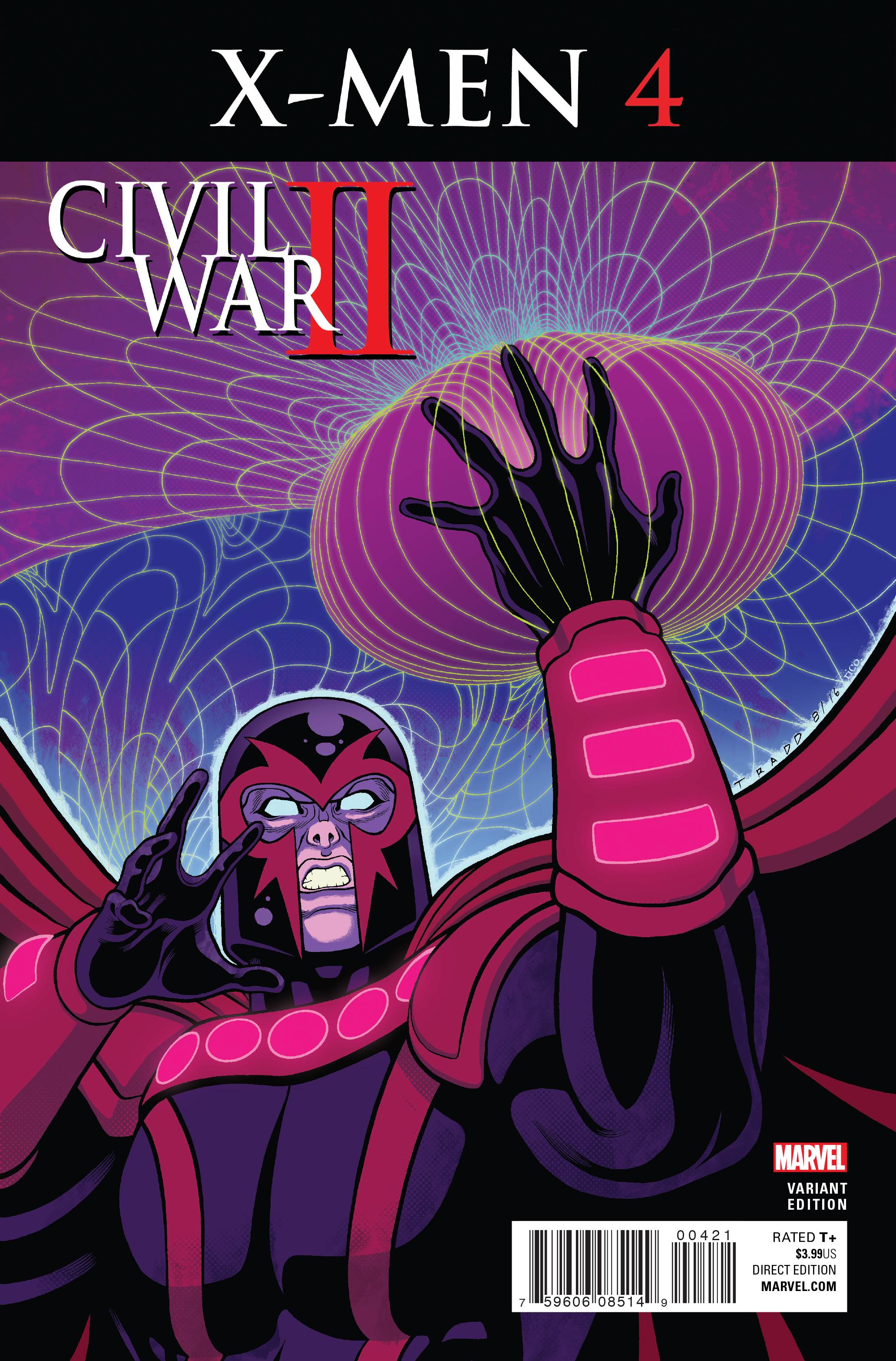Civil War II X-Men #4 (Moore Variant) (2016)
