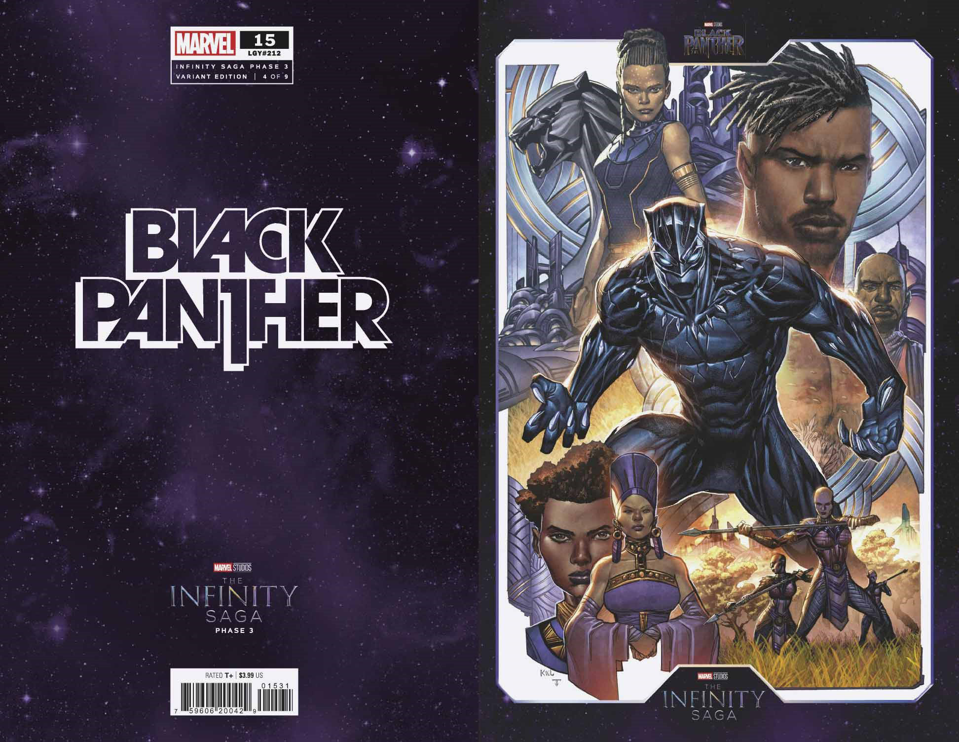 Black Panther #15 Lashley Infinity Saga Phase 3 Variant (2022)