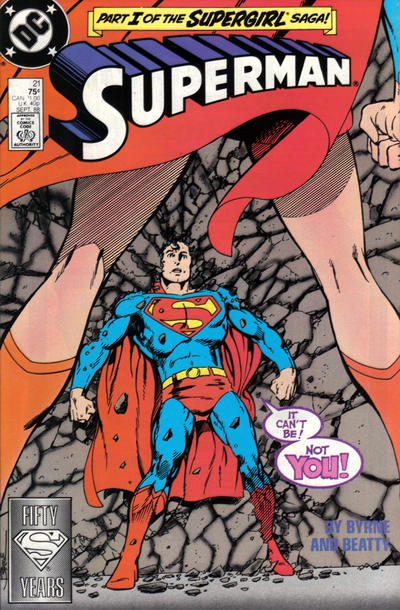 Superman #21 (1987) [Direct]-Fine (5.5 – 7)