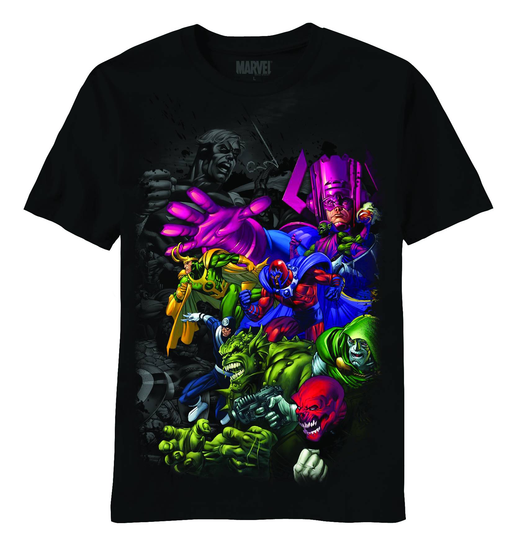 Marvel Villains Stand Your Ground Black T-Shirt Medium