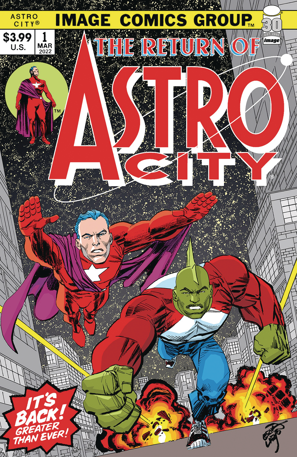 Astro City That Was Then Special Cover B Larsen