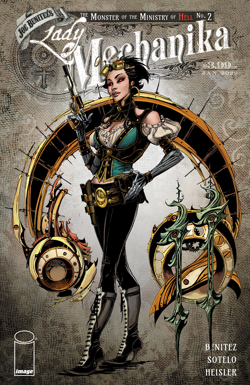 Lady Mechanika Monster of Ministry #2 Cover A Benitez & Sotelo (Of 4)