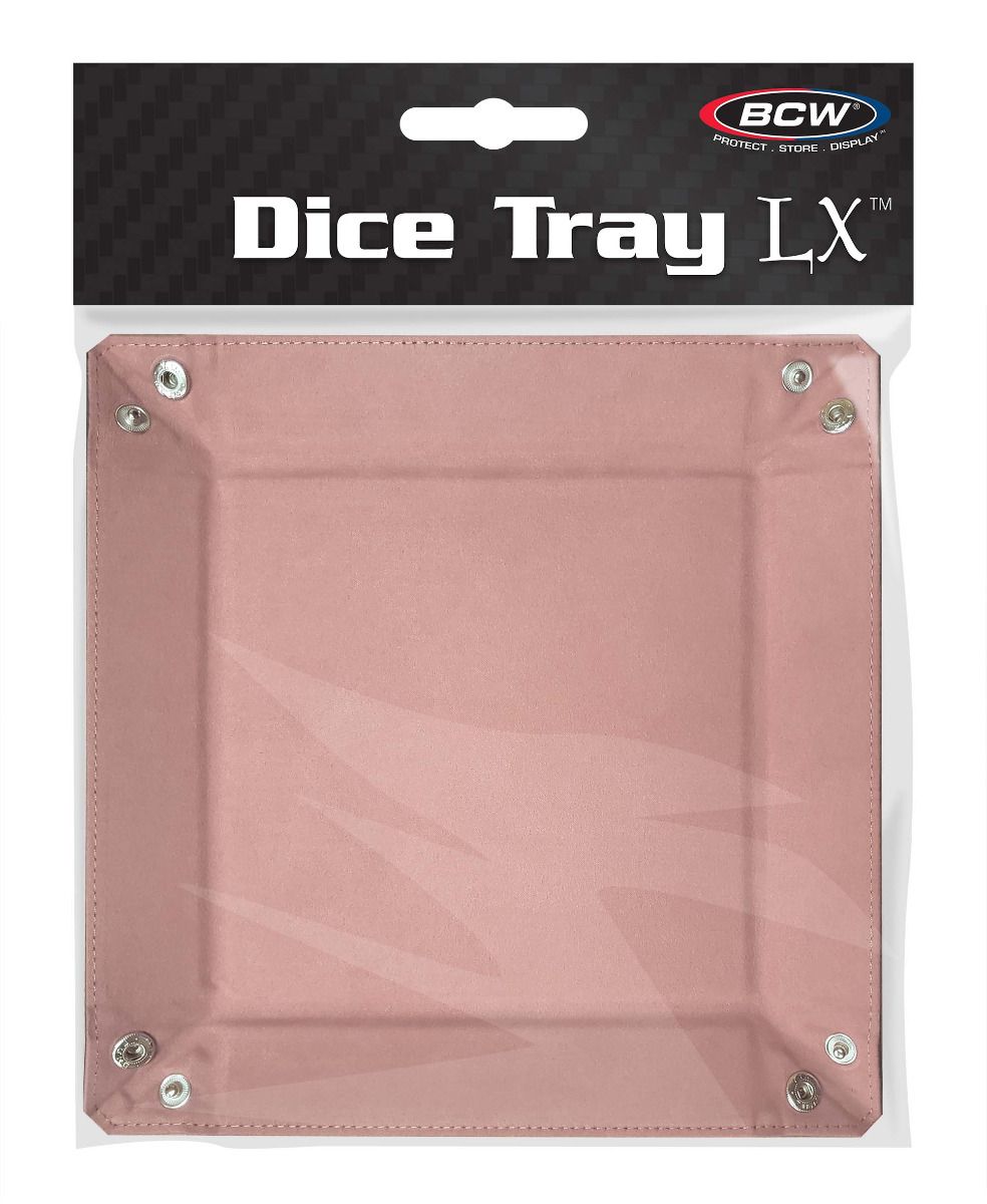 BCW Square Dice Tray - Pink
