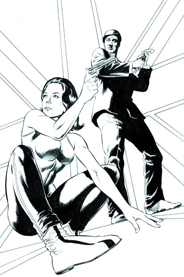 Steed And Mrs Peel Ongoing #1 1 for 20 Meyers Black & White Variant