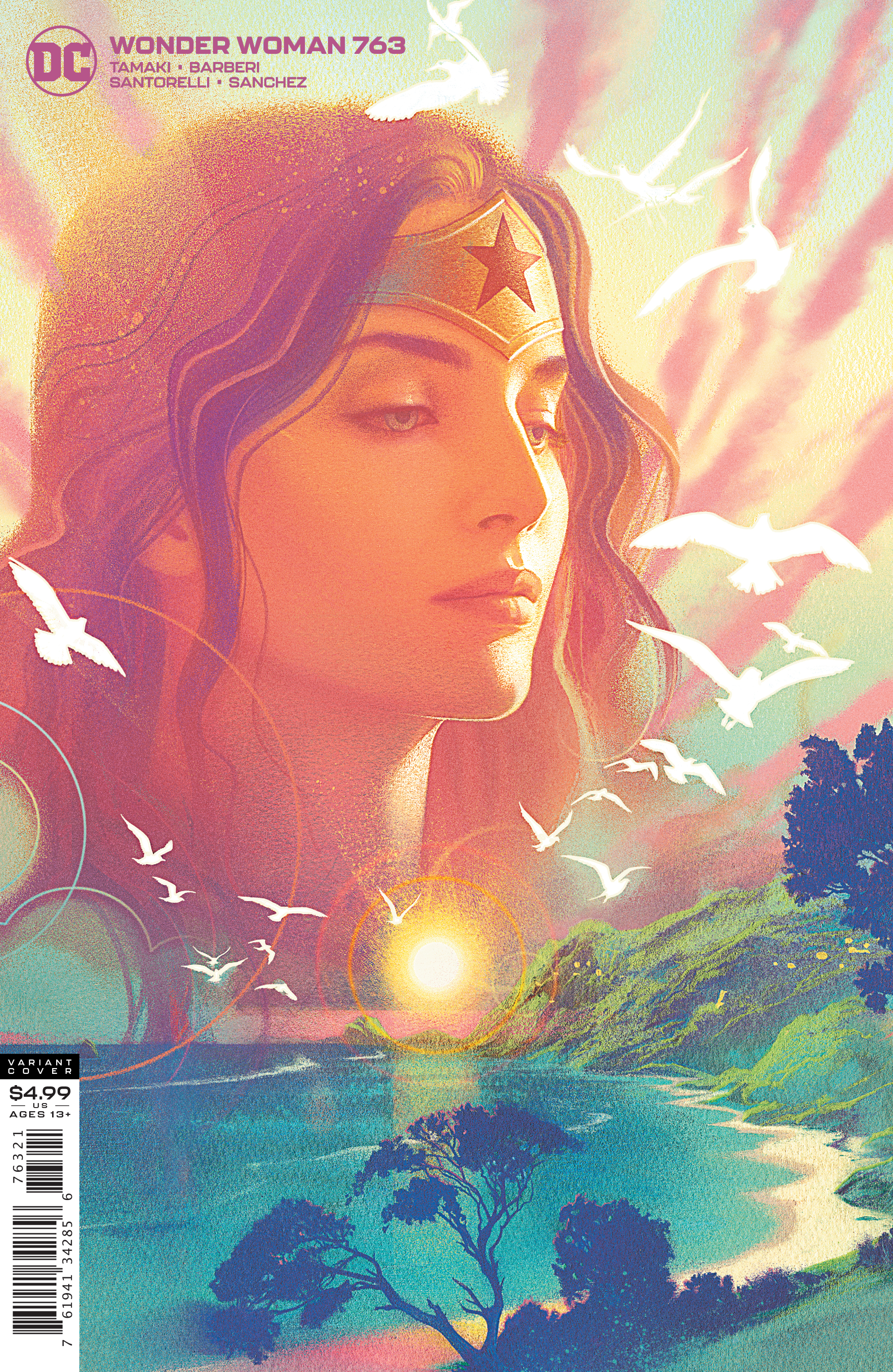Wonder Woman #763 Cover B Joshua Middleton Card Stock Variant (2016)