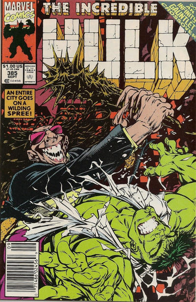 The Incredible Hulk #385 [Newsstand]-Very Good (3.5 – 5)