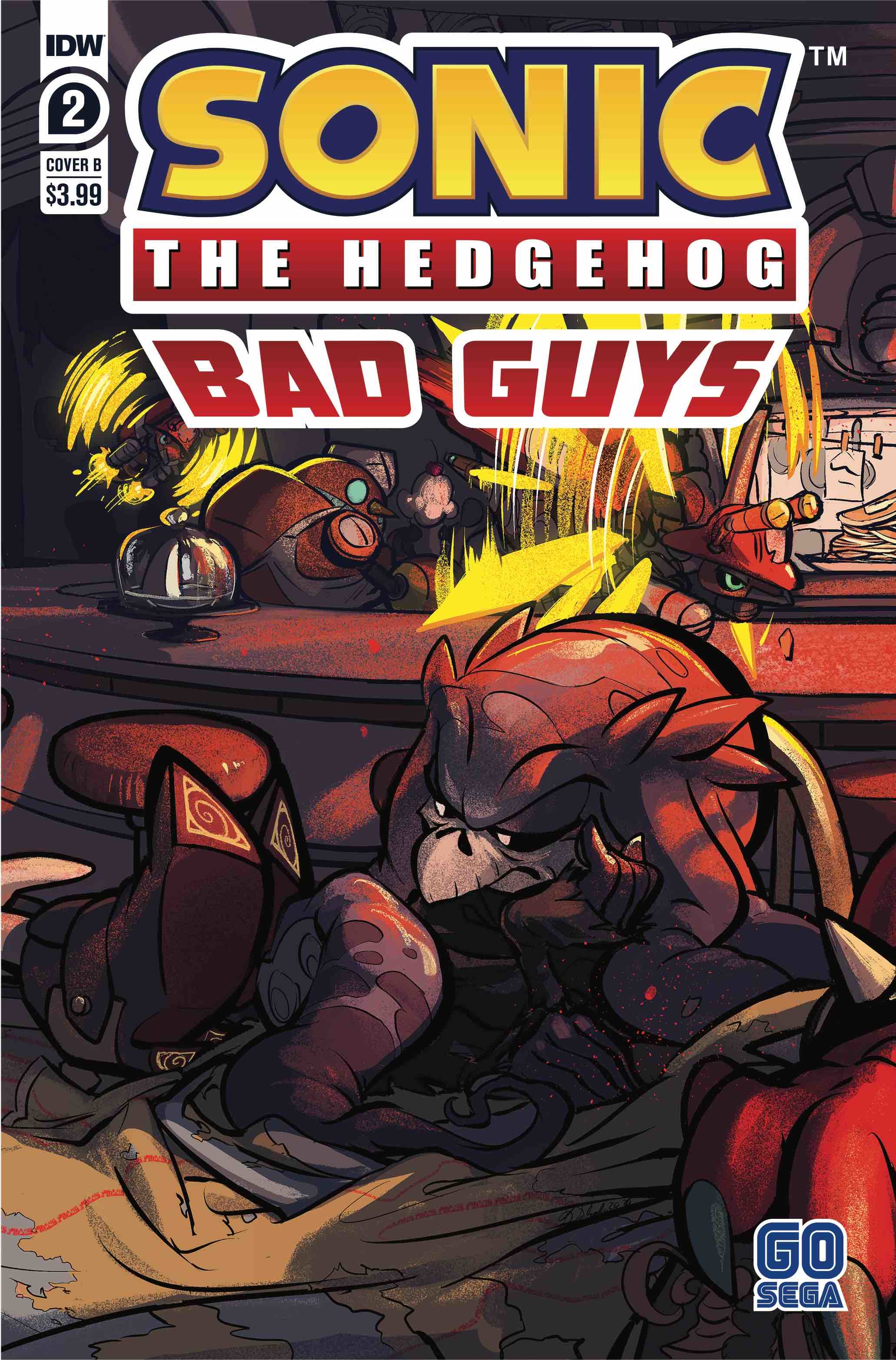 Sonic the Hedgehog Bad Guys #2 Cover B Skelly (Of 4)