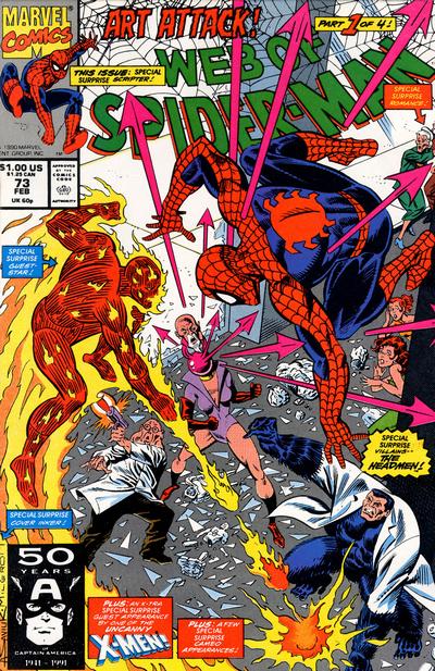 Web of Spider-Man #73 [Direct](1985)-Very Fine (7.5 – 9)