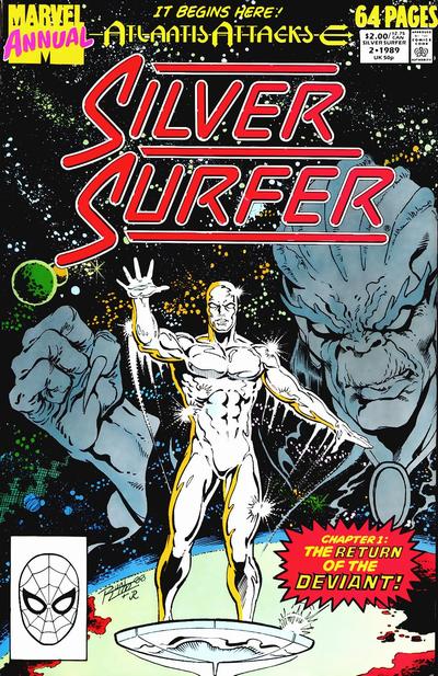 Silver Surfer Annual #2 [Direct]-Very Good (3.5 – 5) Origin of The Serpent Crown
