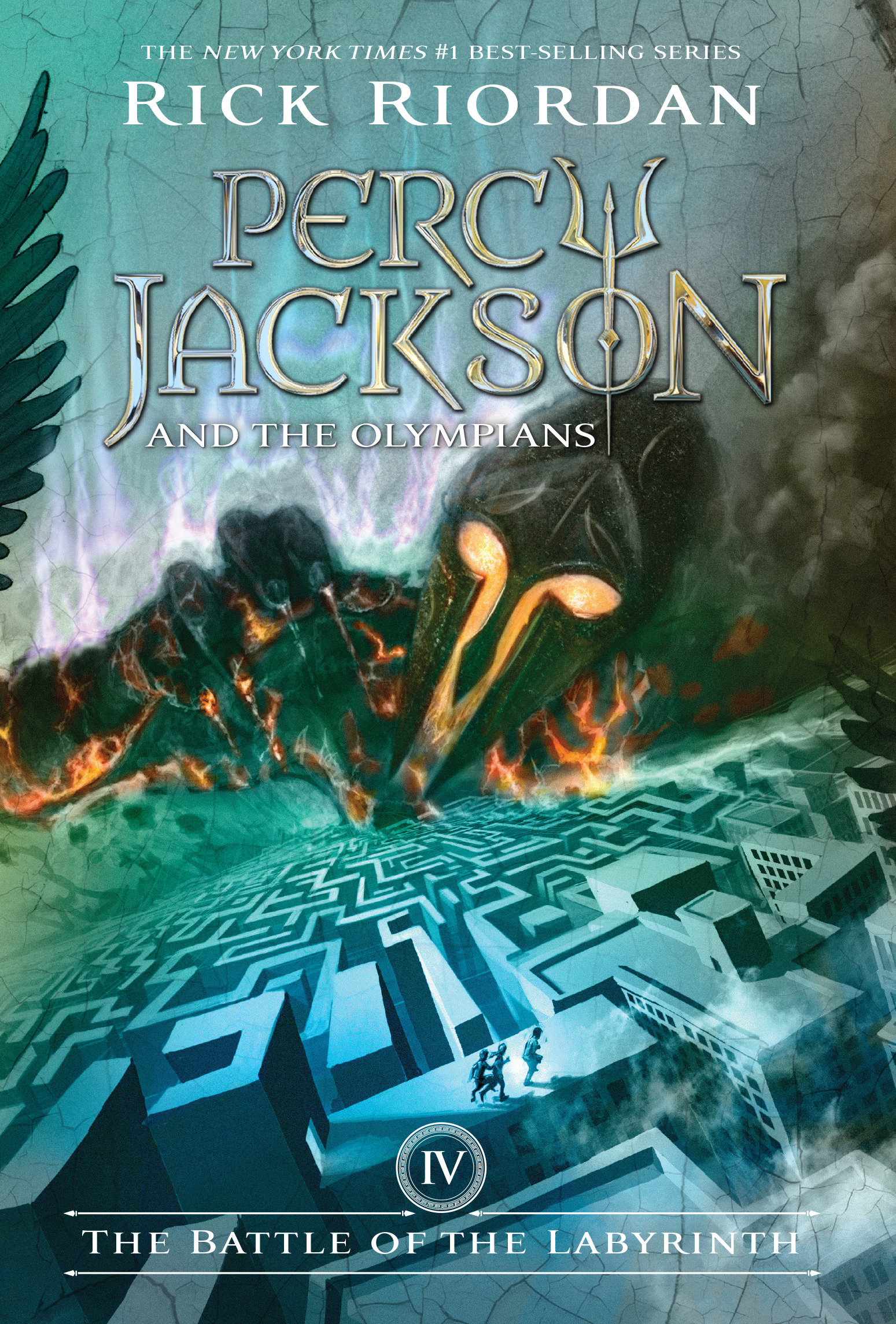 Percy Jackson and the Olympians Paperback Volume 4 The Battle of the Labyrinth