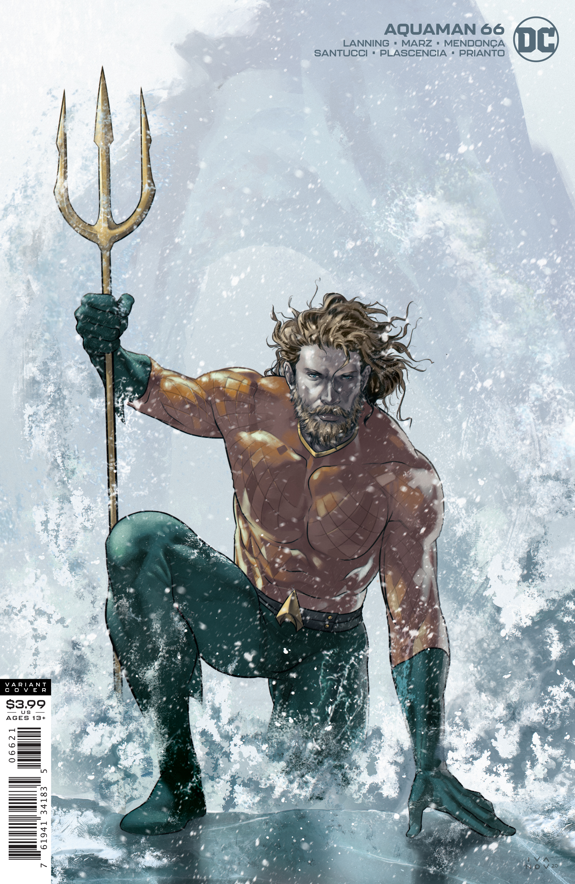 Aquaman #66 Cover B Dima Ivanov Variant (2016)
