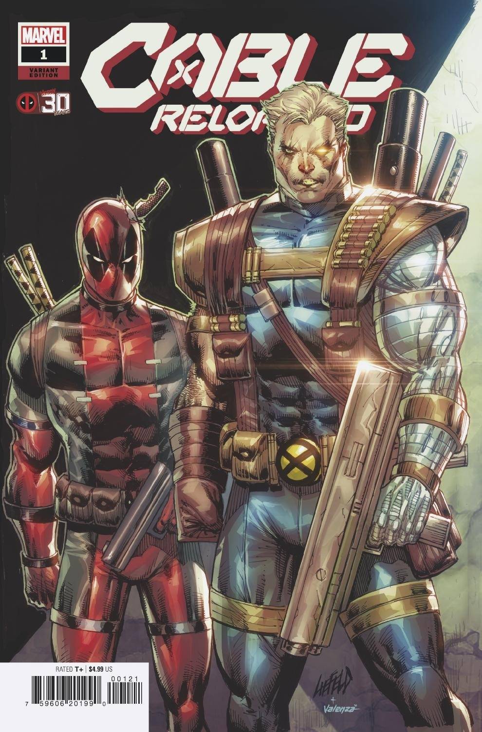 Cable Reloaded #1 Liefeld Deadpool 30th Variant Annihilation
