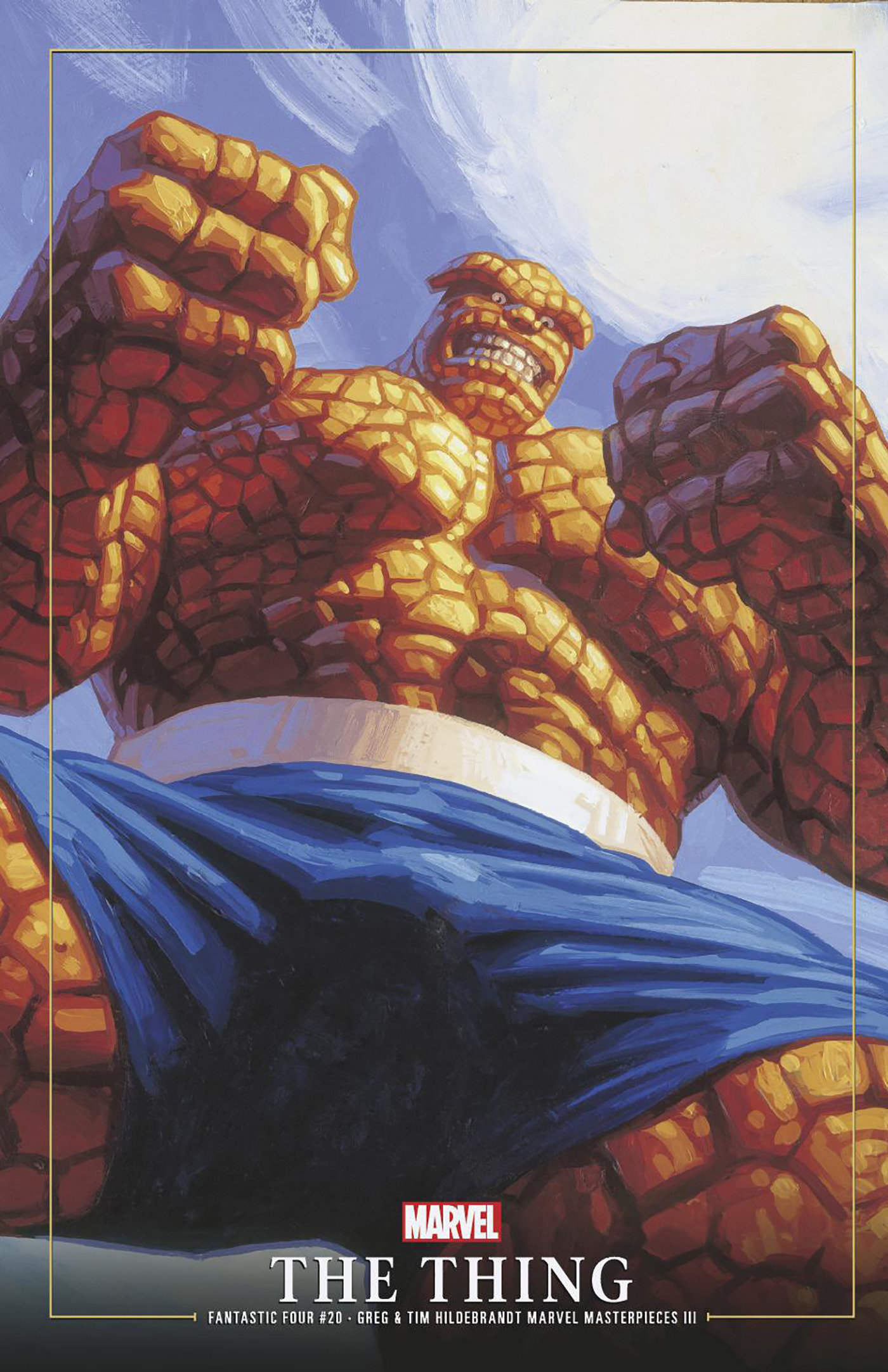 Fantastic Four #20 Greg And Tim Hildebrandt The Thing Marvel Masterpieces III Variant