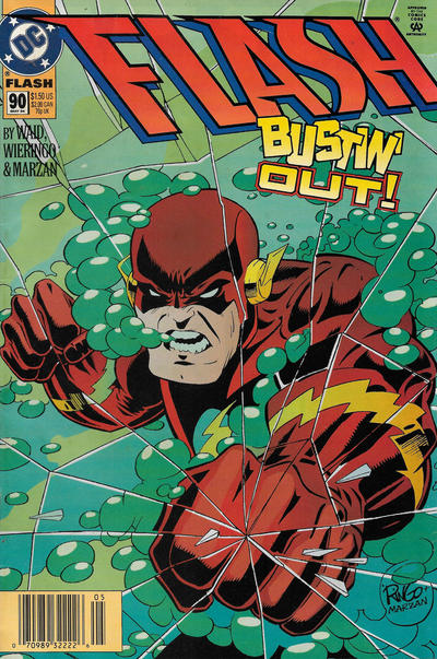 Flash #90 [Newsstand]-Very Fine