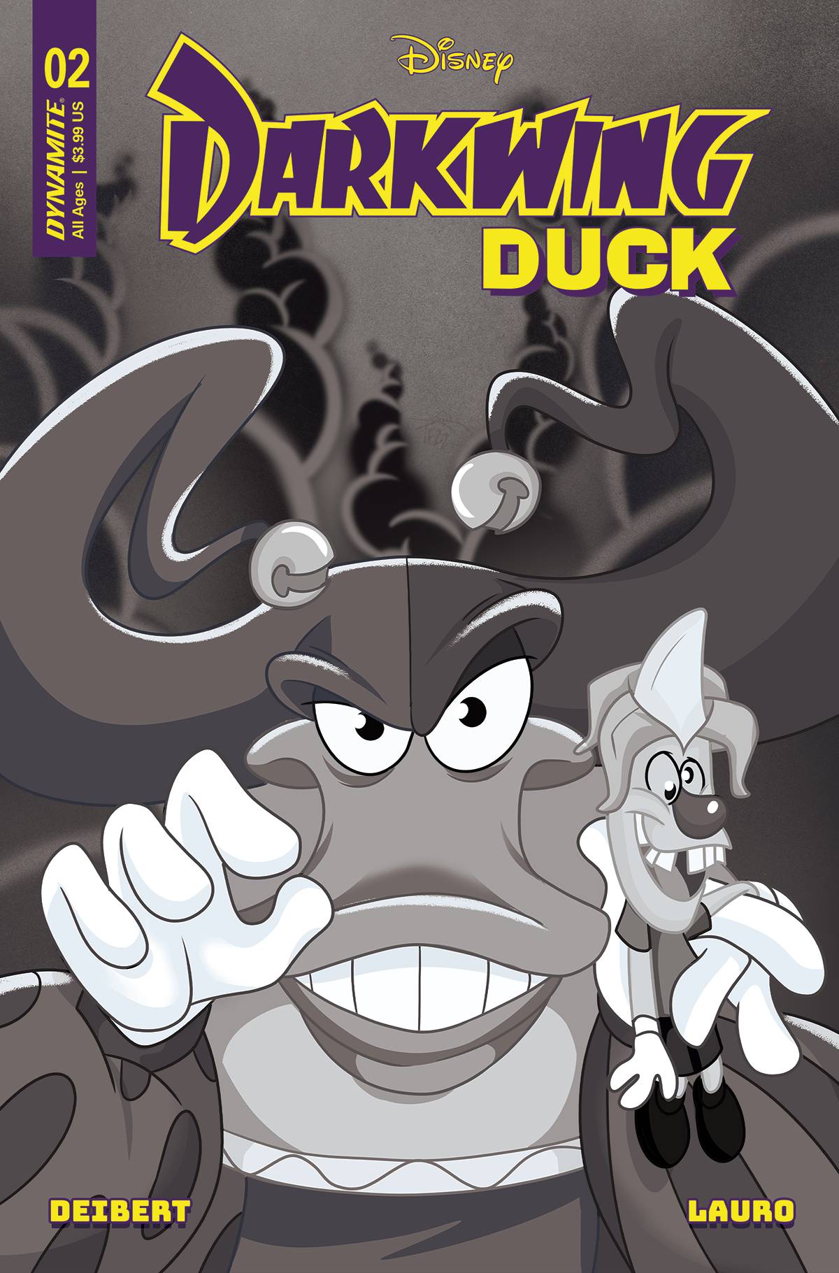 Darkwing Duck #2 Cover Za 10 Copy Last Call Incentive Forstner Black & White