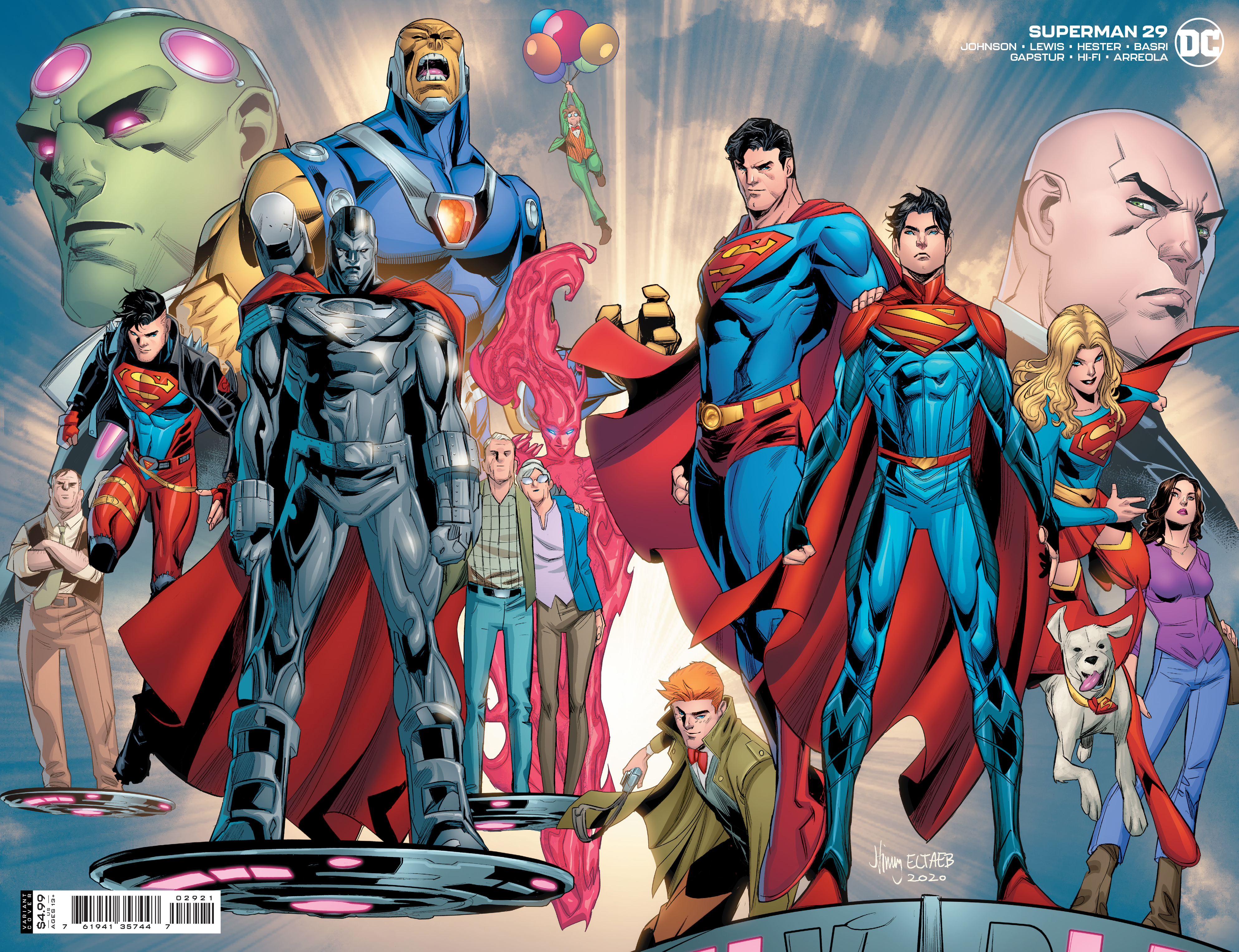 Superman #29 Cover B John Timms Wraparound Variant (2018)