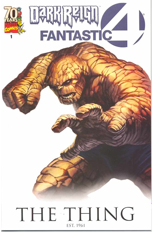 Dark Reign Fantastic Four #1 (Djurdjevic 70th Anniversary Variant) (2009)