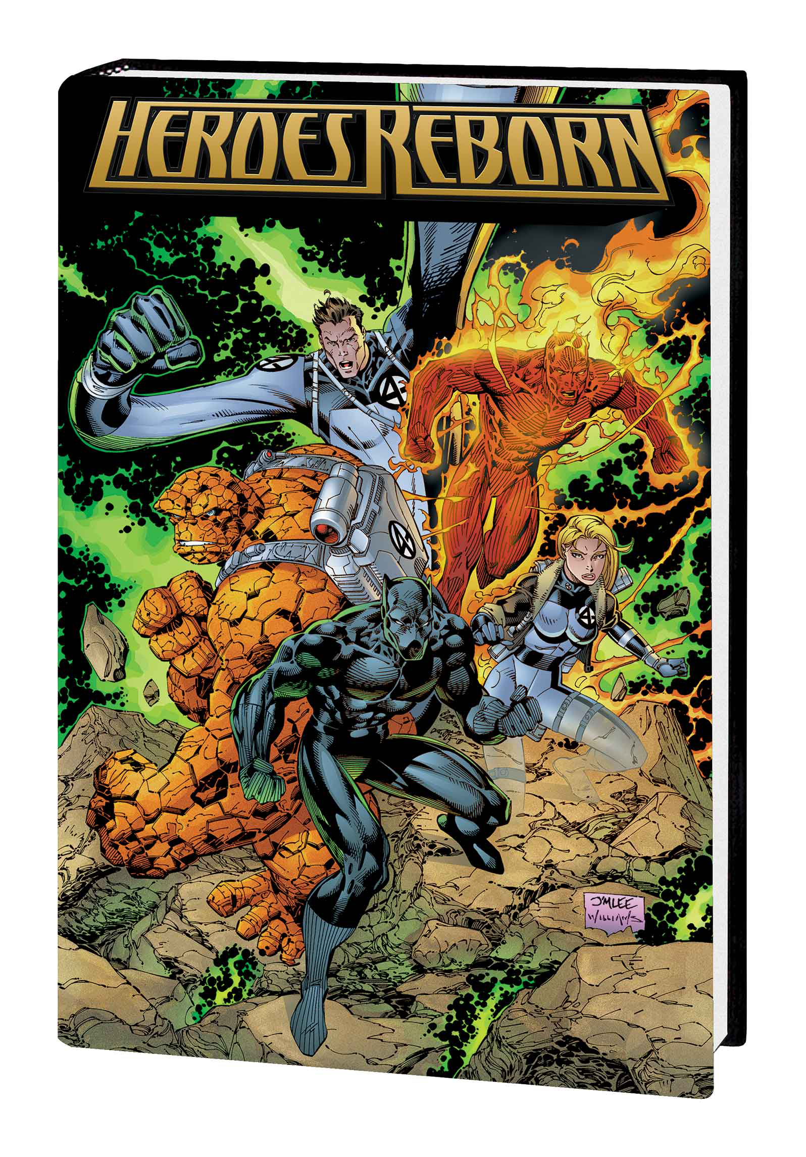 Heroes Reborn Omnibus Hardcover Lee Direct Market Variant New Printing