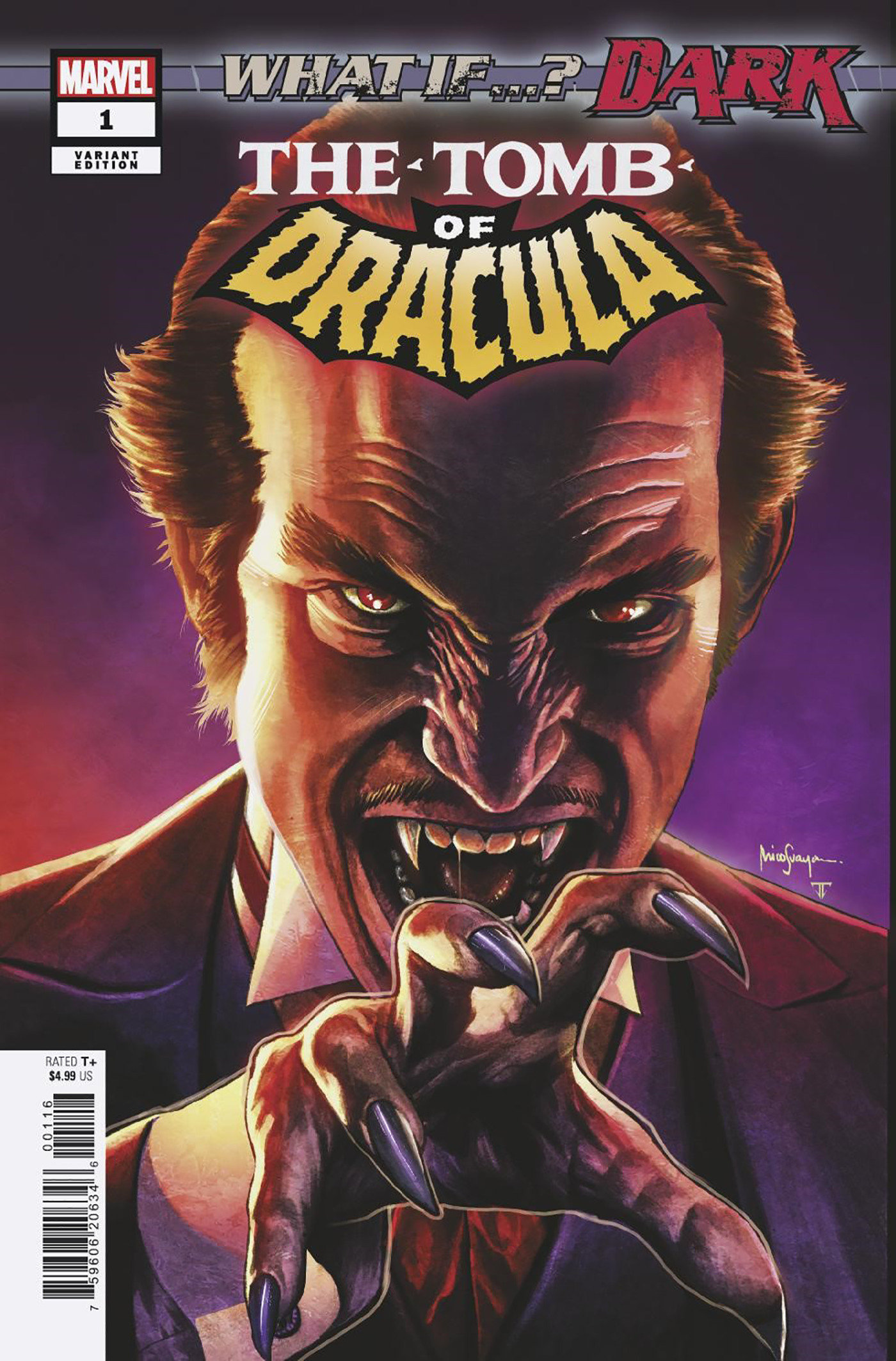 What If...? Dark: Tomb of Dracula #1 1 for 25 Incentive Mico Suayan Variant