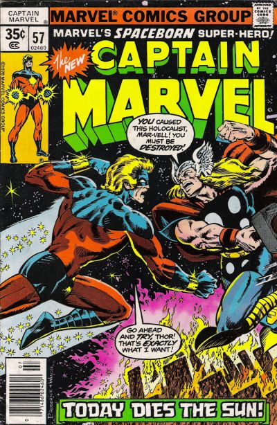 Captain Marvel #57 [Regular Edition]-Fine (5.5 – 7)